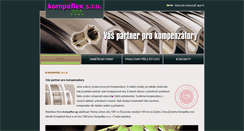 Desktop Screenshot of kompaflex.cz