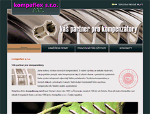 Tablet Screenshot of kompaflex.cz